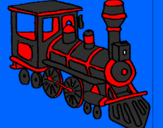 Desenho Comboio pintado por lybni