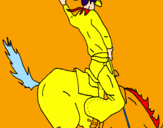 Desenho Vaqueiro a cavalo pintado por ç~glfoglkyghyhG]h]hj/jjh]