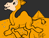 Desenho Camelo pintado por KAUANN