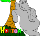 Desenho Horton pintado por p