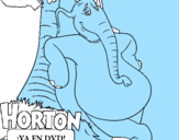 Desenho Horton pintado por dudu