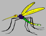 Desenho Mosquito pintado por jorge