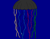 Desenho Medusa pintado por pedro e miguel