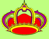 Desenho Corona pintado por laura