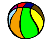 Desenho Bola de basquete pintado por LAURA SALYAN