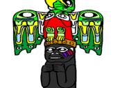 Desenho Totem pintado por gabriel sousa vicente