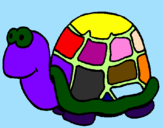 Desenho Tartaruga pintado por tartaruguinha