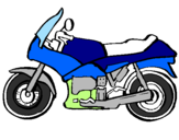 Desenho Motocicleta pintado por JO@O VITOR