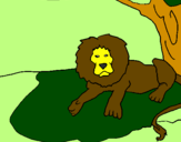 Desenho O Rei Leão pintado por kailane