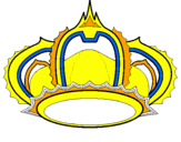Desenho Corona pintado por REI
