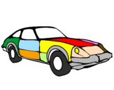 Desenho Carro desportivo pintado por gary