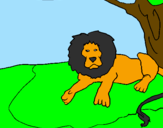 Desenho O Rei Leão pintado por MATEUS