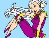 Desenho Princesa ninja pintado por ichigo