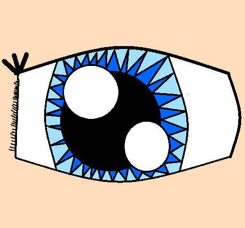 Desenho Olho pintado por xana