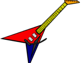 Desenho Guitarra elétrica II pintado por jpguitar