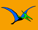 Desenho Pterodáctilo pintado por lucas sifodi