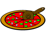 Desenho Pizza pintado por rafaelegr