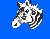Desenho Zebra II pintado por Brandon Ian