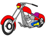 Desenho Moto pintado por bruno