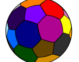 Desenho Bola de futebol II pintado por catarina