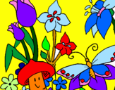 Desenho Fauna e Flora pintado por mariaselma luzia