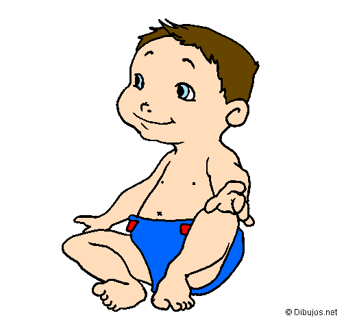 Desenho Bébé II pintado por bebe