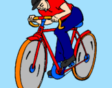 Desenho Ciclismo pintado por keuller  de  moraes