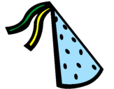 Desenho Chapéu de aniversário pintado por ana luiza 