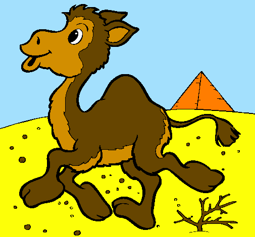 Desenho Camelo pintado por Naine