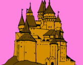 Desenho Castelo medieval pintado por LUCAS 