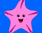 Desenho Estrela do mar pintado por  mulan