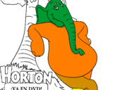 Desenho Horton pintado por dudu