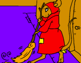 Desenho La ratita presumida 1 pintado por agda