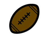Desenho Bola de futebol americano II pintado por Bola de Futebol Americano
