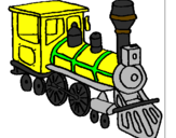 Desenho Comboio pintado por flavia