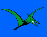Desenho Pterodáctilo pintado por pterodatilo