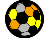 Desenho Bola de futebol III pintado por Mercurial Maia