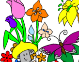 Desenho Fauna e Flora pintado por Valdeci Paixao