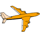 Desenho Avião pintado por apolo e afrodite