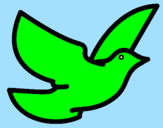 Desenho Pomba da paz pintado por josé victor