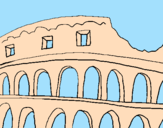 Desenho Coliseu pintado por victor   Hugo  Ferreiro  