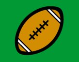 Desenho Bola de futebol americano II pintado por JOAO