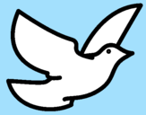 Desenho Pomba da paz pintado por lucas