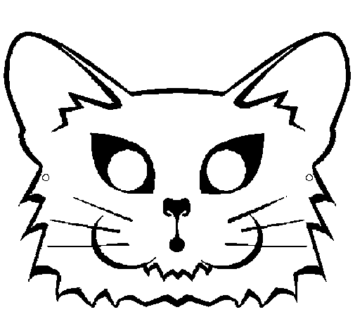 Desenho Gata pintado por gato