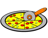 Desenho Pizza pintado por Veronica
