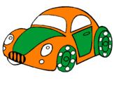 Desenho Carro de brinquedo pintado por guilherme