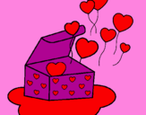 Desenho Balões pintado por Caixa do Amor