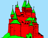 Desenho Castelo medieval pintado por mateus sousa