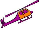 Desenho Helicóptero brinquedo pintado por julia
