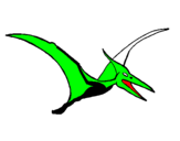 Desenho Pterodáctilo pintado por gabriel